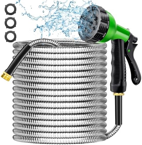 Metal Garden Hose 100 ft