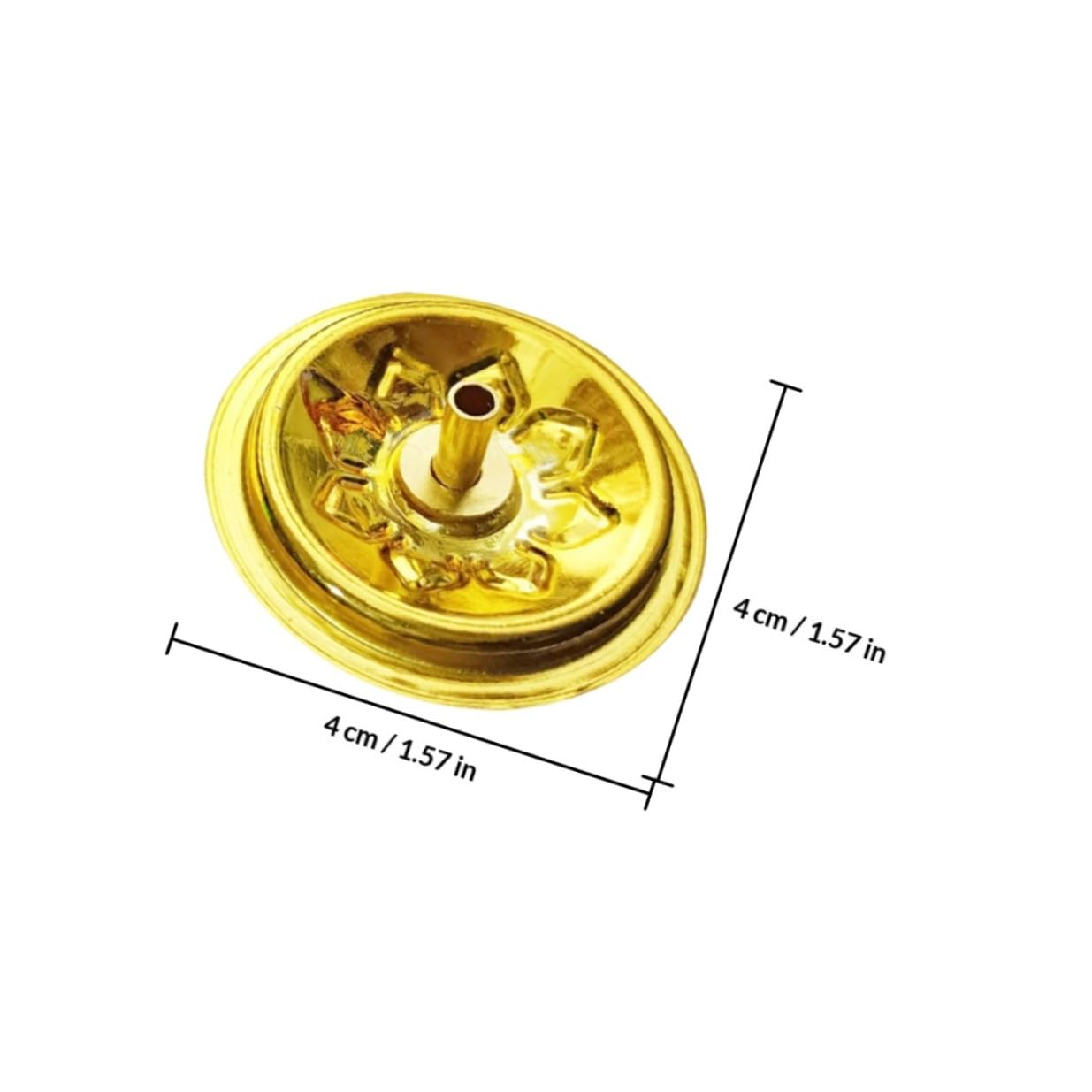 GALPADA Lot de 5 Accessoires de Lampe à Huile Mèches Flottantes en Aluminium, Supports Compacts et Légers pour Lampe à Pétrole Rétro, Adaptés aux Pratiques Méditatives et Temples