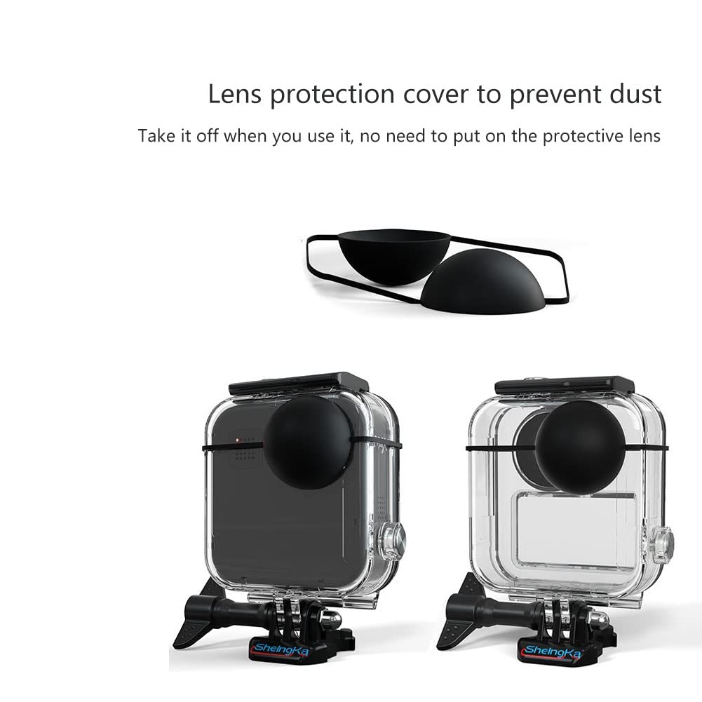 Cuifati profondità 20 m Custodia Protettiva Regolabile con Tocco Impermeabile Custodia Protettiva Accessorio da Immersione per Panorama Action Camera Antiossidazione PC AntiGraffio +