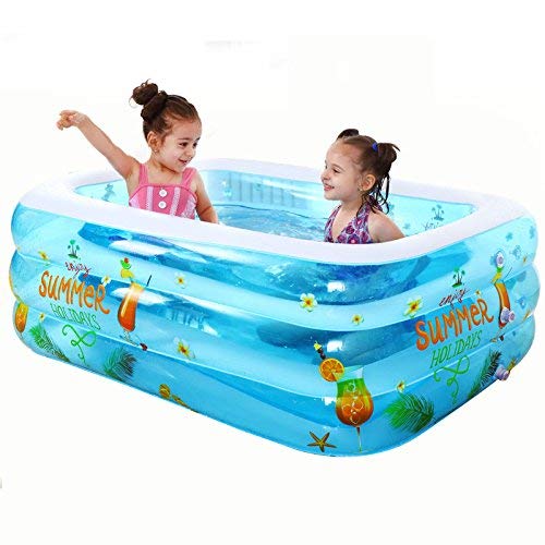 Bathtub Children's bathtub Inflatable bathtub XIMINS Family Inflated Swimming Pool Fold Outdoor Oversized Child Thicker Play Pool Adult Home Ball Pool Baths Bath Cylinder Bath Pots Originality (Size