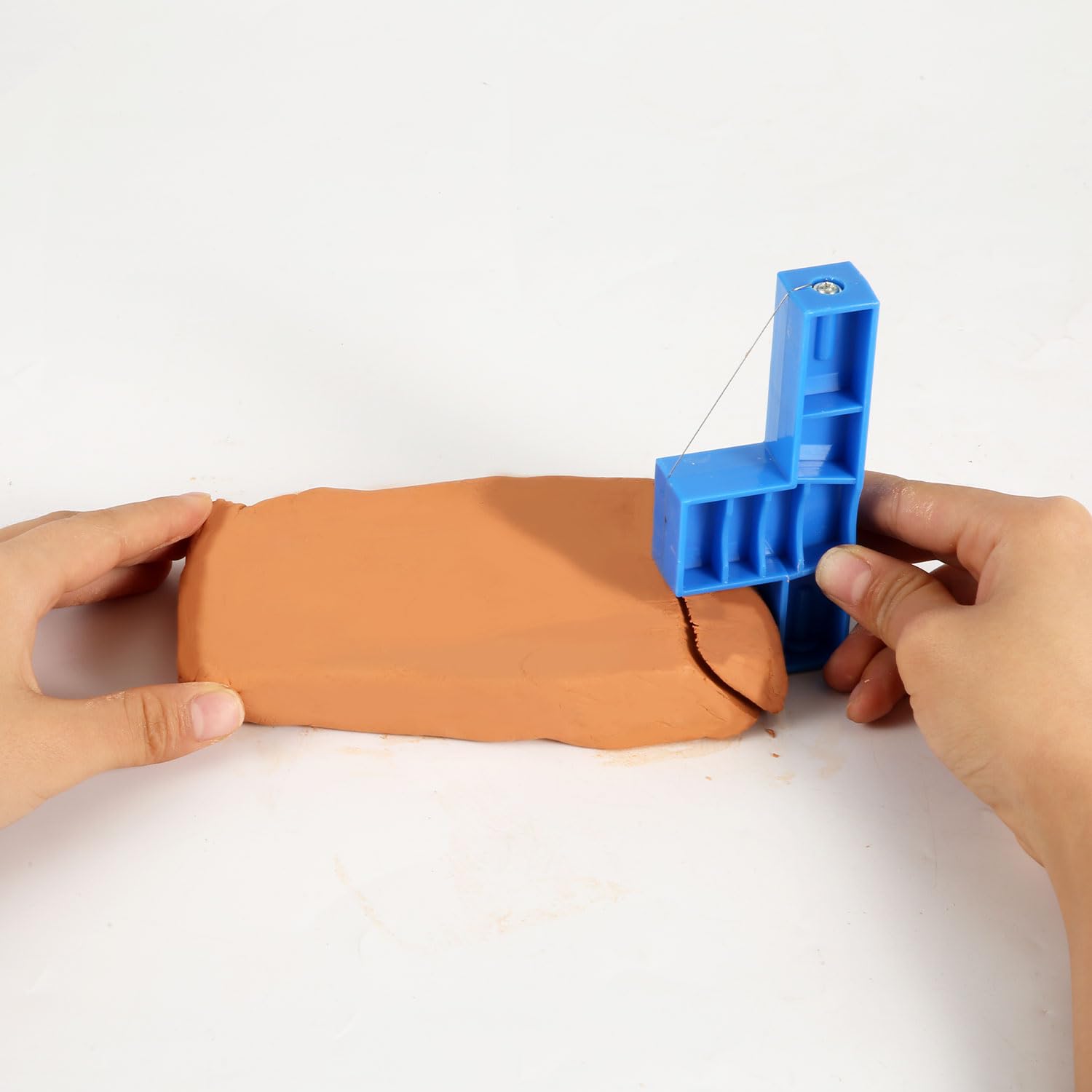 OSALADI Draadkleisnijder: Kleisculptuurgereedschap met ergonomisch OSALADI Draadkleisnijder: Kleisculptuurgereedschap met ergonomisch