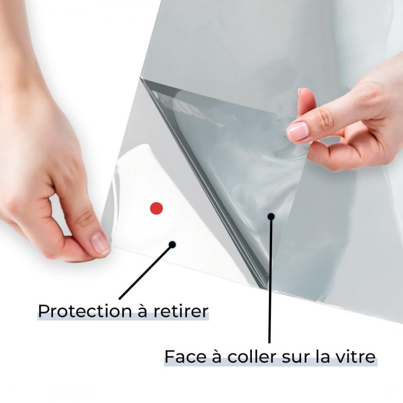 DIMEXACT - Film Anti Chaleur pour velux - Bleu Clair - 152 cm x 1 m - en Rouleau