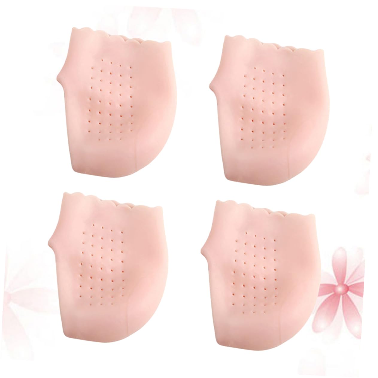 FOMIYES 2 Pairs Women Thin Heel Socks Gel Heel Protectors for Foot Care Padded Sleeve Socks Moisture Locking for Cracked Skin