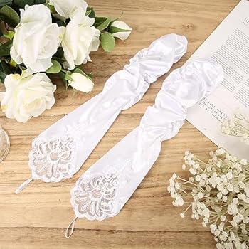 Wambere Vingerloze kanten handschoenen, elleboog, kant, zwarte satijnen handschoenen, zwarte bruidshandschoenen, lange kanten handschoenen voor dames, voor bruiloft, avond, paars