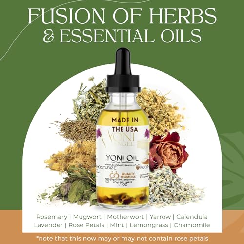 Quality Seamoss And Yoni Oil BIG Exp12-31-2025 Natural Yoni Oil, Mint Fresh Feminine Care Oil, Reduces Odor, Restores Ph Balance, All Natural, Herbal Yoni Blend With Tea Tree Oil thumb #2