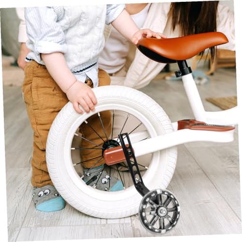 MAGICLULU Ruedas de Entrenamiento para Bicicleta 4 piezas Ruedas Auxiliares Ajustables con Estabilizadores de Equilibrio Intermitentes Compatibles para Niños y Accesorios para Bicicletas miniatura 5