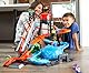 Hot Wheels FTB67 - City Ultimative Autowaschanlage mit Krokodil, Car Wash Waschstation Spielset mit Farbwechseleffekt inkl. 1 Spielzeugauto und Alligator, Spielzeug Autorennbahn ab 4 Jahren