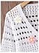 Verdusa Girl's 3D Floral Applique Long Sleeve Hollow Out Knitted Button Up Cardigan White 10Y