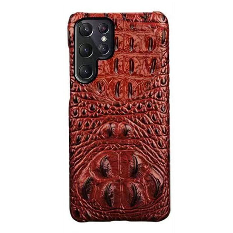 Coque arrière rigide iPhone 13 marron étui cuir pour le bureau