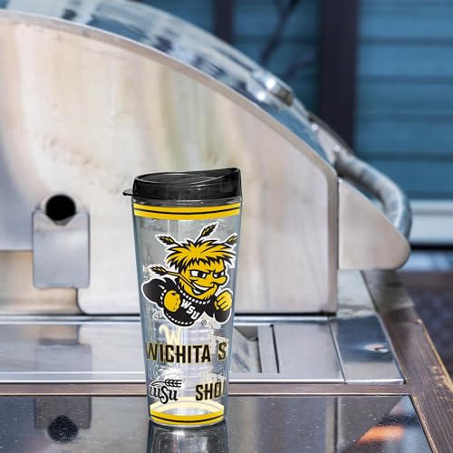 Image of Rico Industries NCAA College Double Wall Mayhem 16oz Or 20oz Tritan Tumbler W Lid