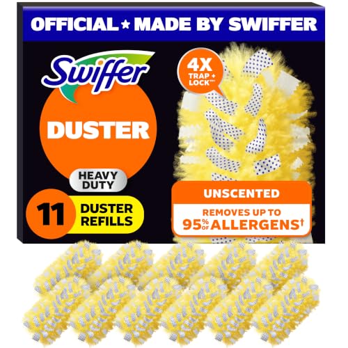 Swiffer Dusters Heavy Duty Multi-Surface Duster Refills for Cleaning, Unscented, 11 Count - image 1
