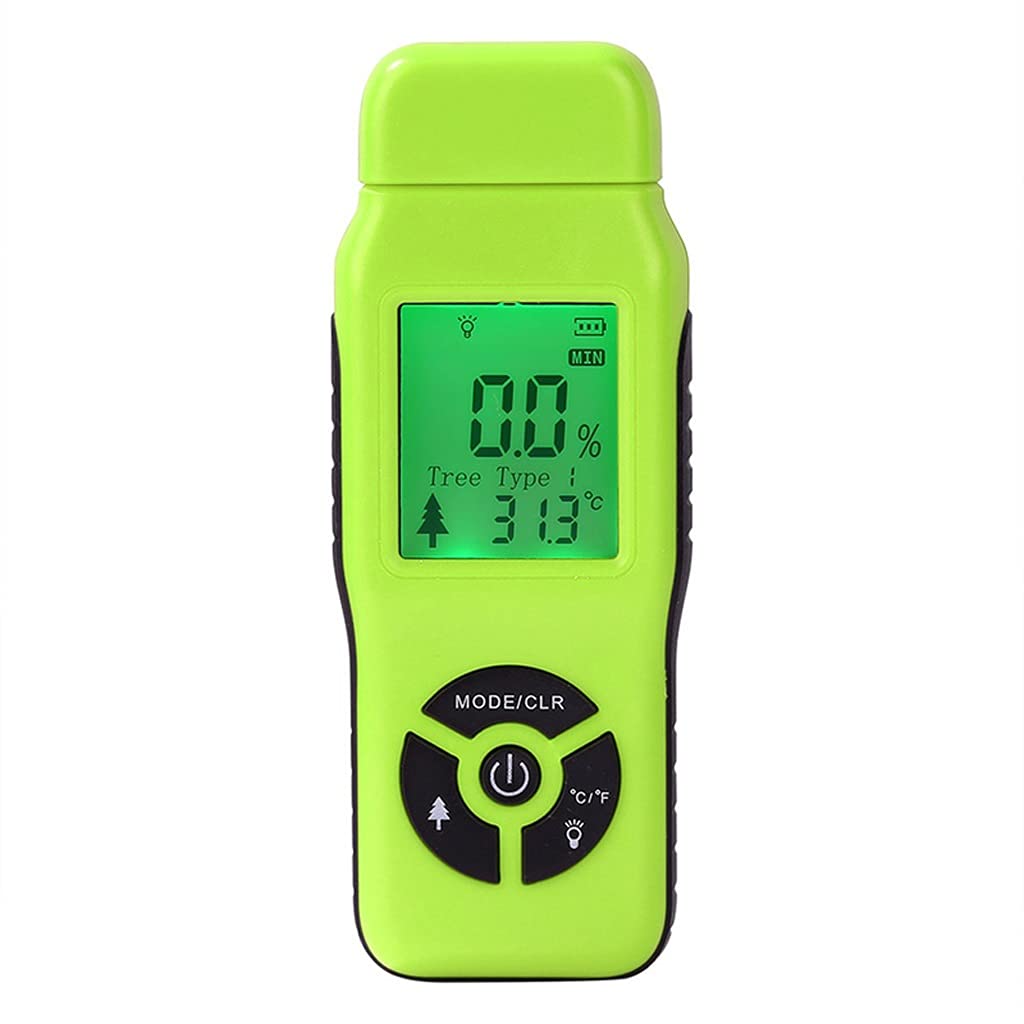 Medidor de Humedad de Madera, probador de Humedad, Detector de Humedad de Madera con Pantalla LCD, Rango de sonda 2%-70%