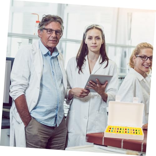 TEMPNAP 管ボックス フリップトップ蓋付き 遠心管収納ラック 軽量耐久性素材 チューブ対応 実験室用整理ケース