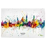 artboxONE Poster 30x20 cm Städte Bangkok Thailand Skyline 