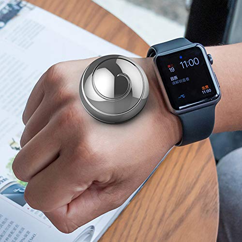 MeetUs Kinetic Desk Toys,Optical Illusion Metal Fidget Spinner Ball Stress Relief Toys Office Executive Globe Toys ,Gifts for Men,Women,Kids - Thumbnail 3