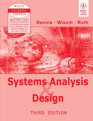 Systems Analysis and Design 8126508809 Book Cover