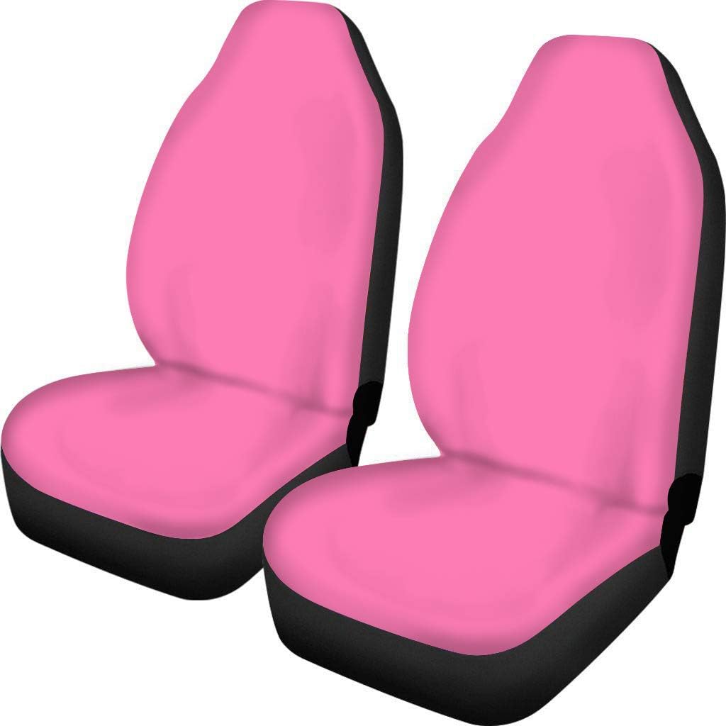 Beauty Collector 2pcs Solid Yellow Front Bucket Seat Cover Full for Women, Seat Cover for Universal Cars, Trucks, Vans, & SUV