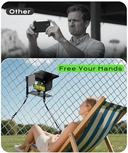 LC-dolida Fence Mount w/ Sun & Rain Visor for GoPro, DJI, Insta360 & Smartphones - image 6
