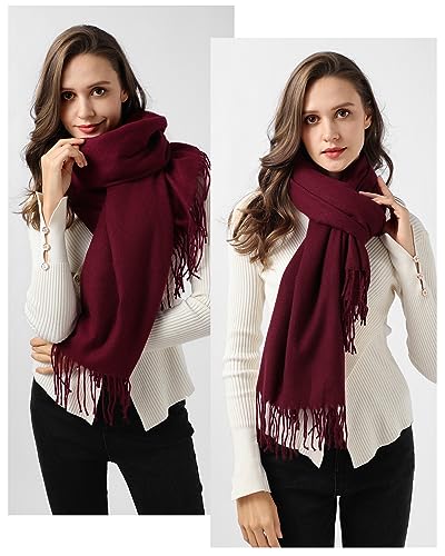 DOFOWORK Scarf for Women - Womens Scarf Pashmina Shawls and Wraps for Evening Dresses, Fashion Long Scarves, 78.7" x 27.5"4