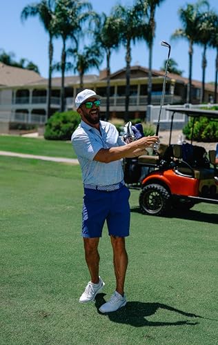 Image of BRIMZ Golf Performance Hat - Tee Holder & Magnetic Brim - Breathable Sweat & Water Resistant Golfing Snapback Cap