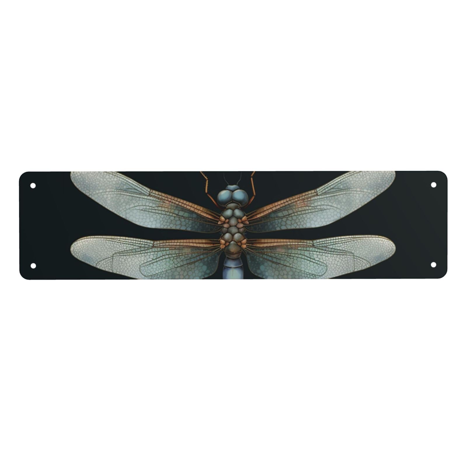 Vintage Metal Tin Signs Retro Garage Signs Stylish Wall Art Plaques for Home Decor Unique Poster 4x16 Inch Dragonfly Metal Sign Outdoor Wall Decorations Gifts