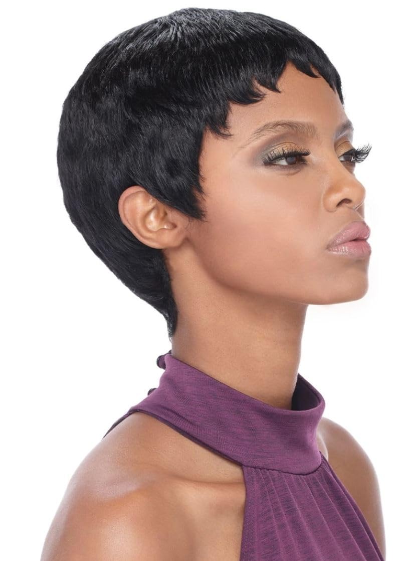 Outre Premium Duby Human Hair Wig - PIXIE (MEDIUM BROWN 4)