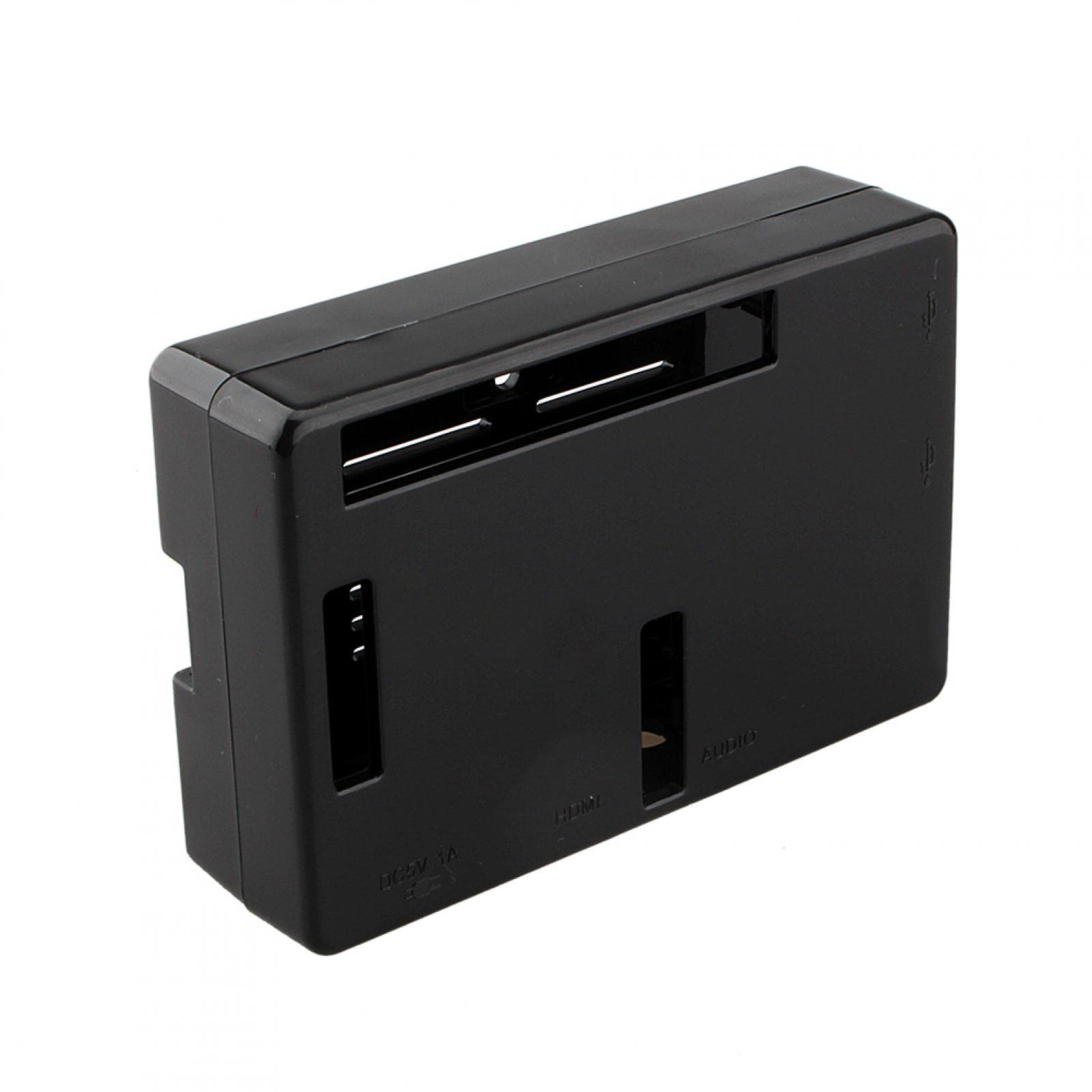 pour Raspberry Pi Modèle B + et Pi 2 Modèle B Boîte, B + Boîtier Noir en Plastique ABS Couverture Shell Sac Boîtier Ordinateur Boîte Fit pour Raspberry Pi 2 Modèle B