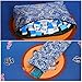 GUSTARIA American Mahjong Game Set, 166 Blue Tiles (1.2”), 4 All-in-One Color Rack/Pushers & Drawstring Bag, Complete Mahjong Sets with Blue Printed Carrying Bag and Mahjong Tile Set Accessories