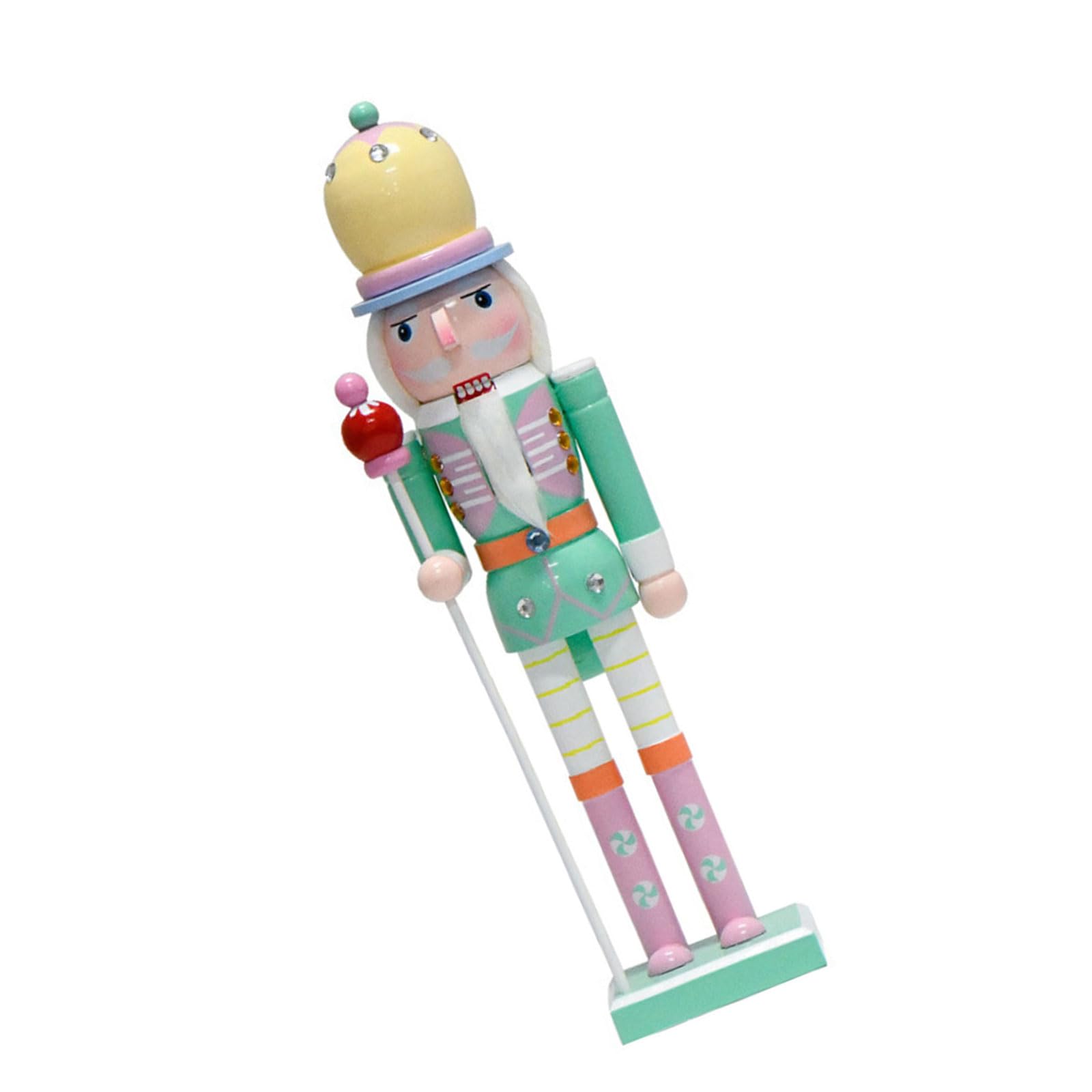 Weihnachtsdekoration, Holz Nussknacker, Soldat, Süßigkeiten Statue, Marionette, Ornament für den Innenbereich, Winter Tischdekoration, Zuhause, Nussknacker Dekorationen