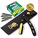 Produktbild Das Cambridge Cut Throat  Barber-Rasiermesser für eine tadellose Rasur  Swing-Lock-Rasiermesser mit Derby-Rasierklingen und Leder-Reisetasche - Geschenke für Männer  Pflegeset-Geschenk für Herren