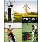 Wolf Golf Towels Best Dad by Par Golf Towel Golf Accessories for Men Golf Gifts for Men Embroidered Funny Golf Towel
