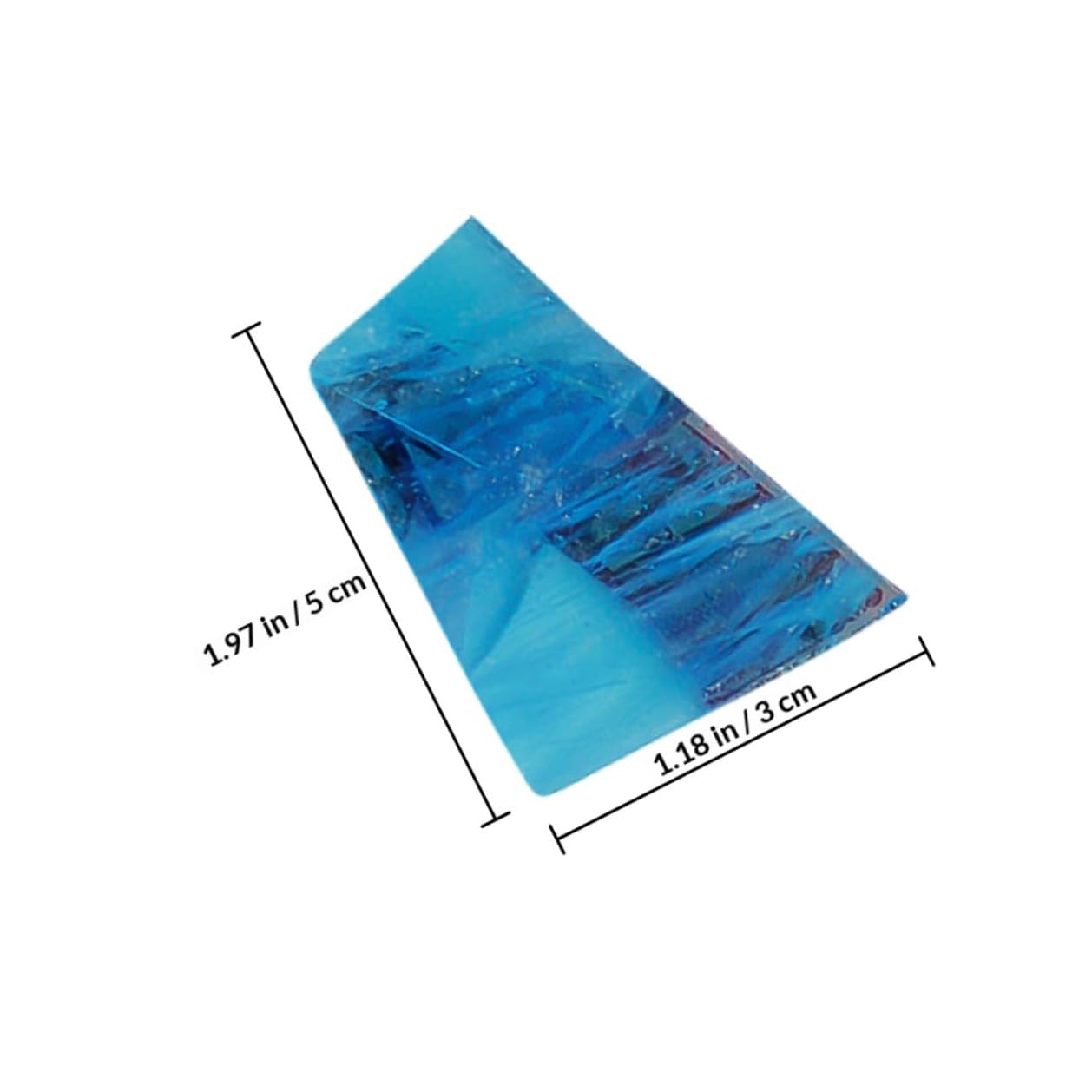 Selbstgemacht Glasfliesen Mosaiksteine Gemischte Stücke mit Glatter Oberfläche für Vase und Heimdekoration Modernes Bastelmaterial 1 Satz ca 1000g Zufällige Farbe