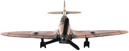 Miniatura 5 de Treasure Gurus Supermarine Spitfire Airplane Modelo Diecast Plane Desk Sacapuntas Regalo Militar