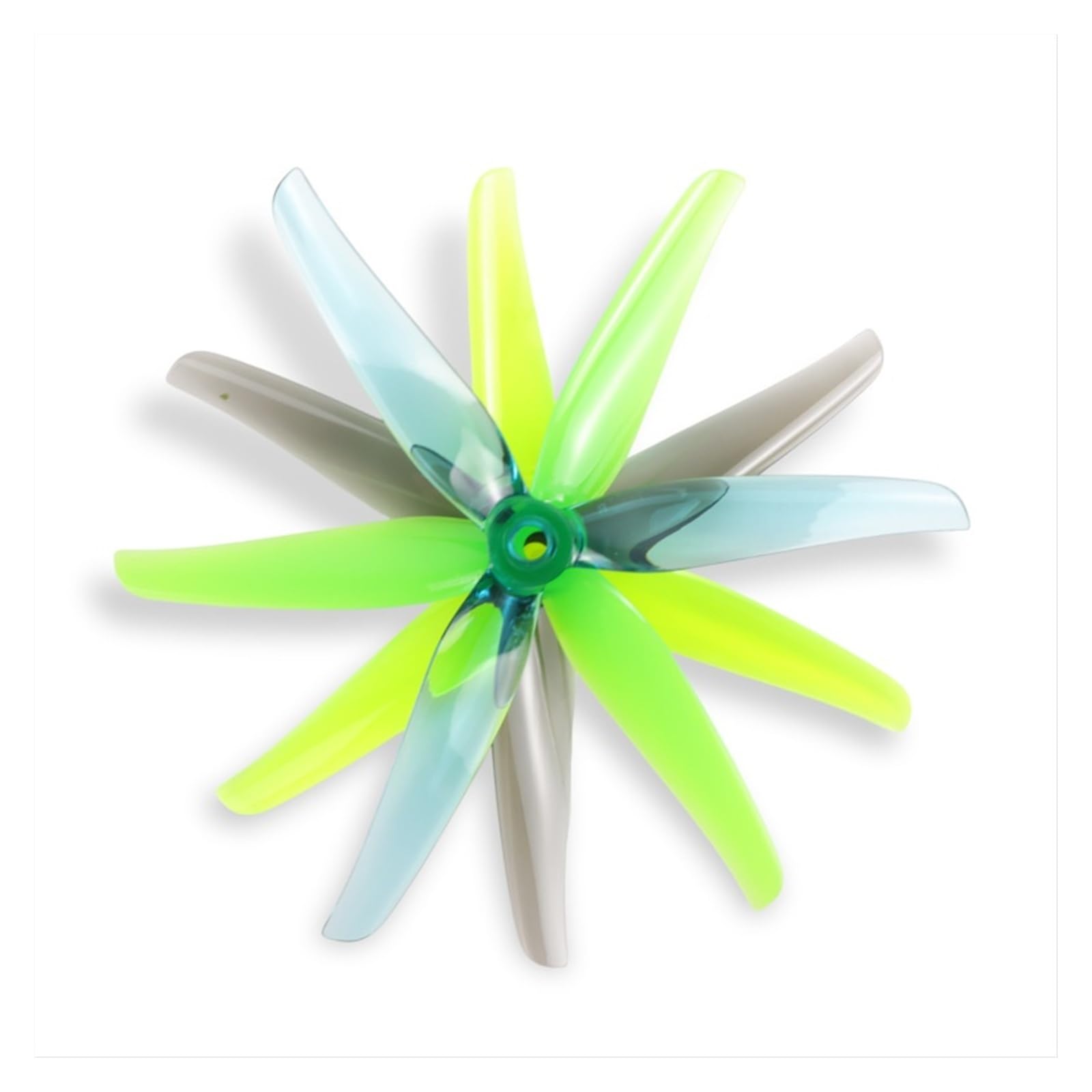 4 pary Nazgul 5140 5 cali 3-łopatkowe śmigło 5 mm otwór CW/CCW Tri-Blade PC Prop for FPV Racing Freestyle Drone 2207 2807 Silnik 5S 6S (2 pary F5 Green-)