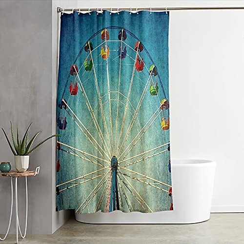 Rideau de douche anti moisissure 150x200 cm polyester KnSam - 3