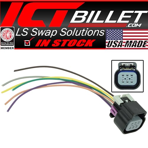 Conector pigtail de acelerador LS Gen 4 para solucionar fallos de aceleración DBW de 6 pines 3