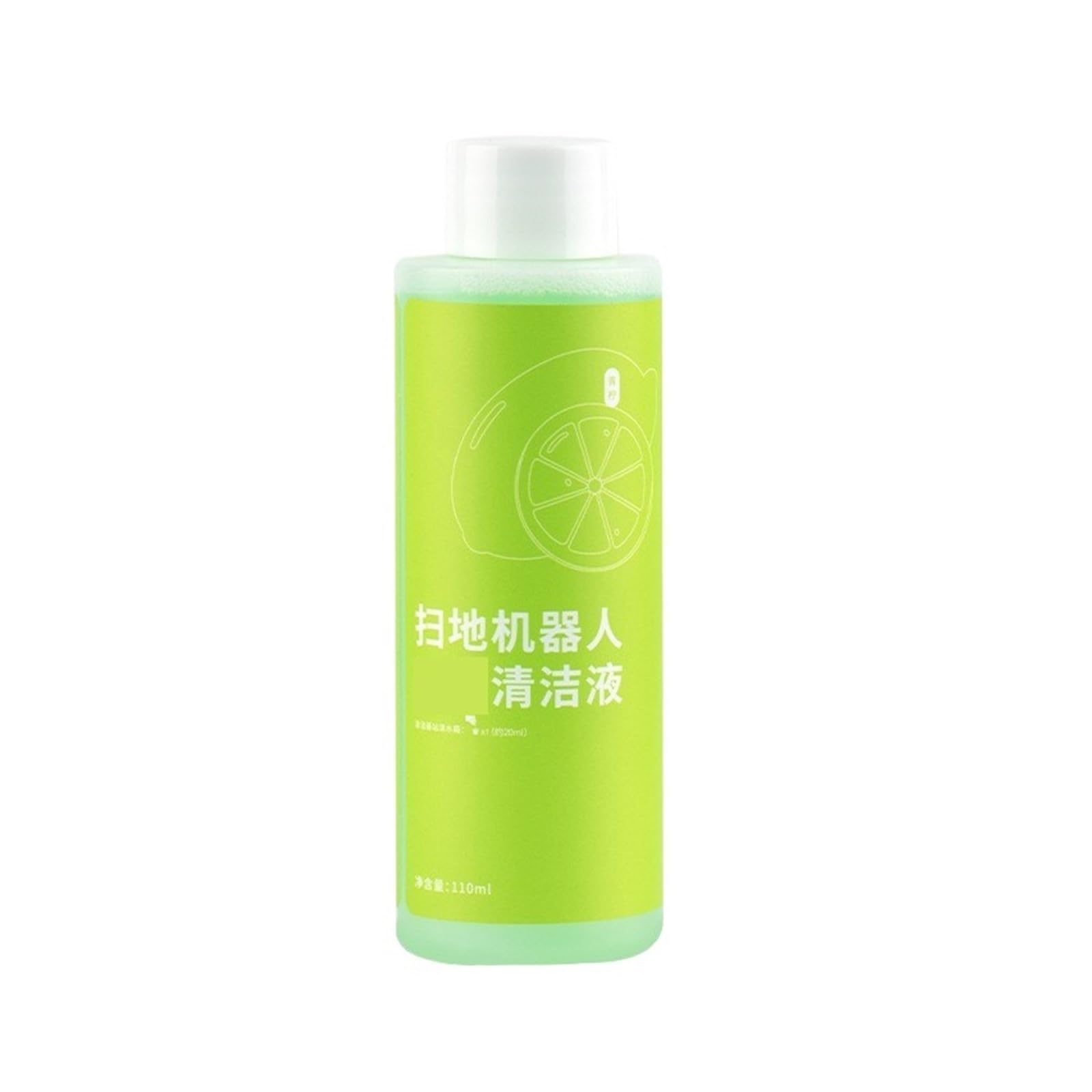 WEIGEXIEO 110ML Lime Flavor Cleaning Solution，Compatible For ECOVACS，Compatible For Deebot T50 MAX OMNI X8 OMNI X9