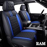 YIERTAI Dodge RAM Seat Covers Fit 2009-2023 1500HD 2010-2023 2500/3500HD Truck Full Set Crew Double...