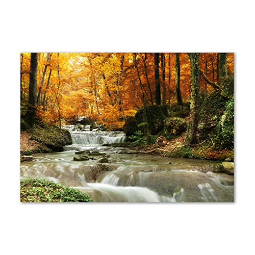 Tableau plexiglas cascade de forêt salon apaisant - 2