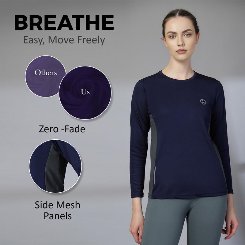 Image of CHKOKKO Tshirt for Woman Regular Fit Gym Workout Lightweight T Shirt for Women Breathable Round Crew Neck T Shirts for Sports Like Training, Running