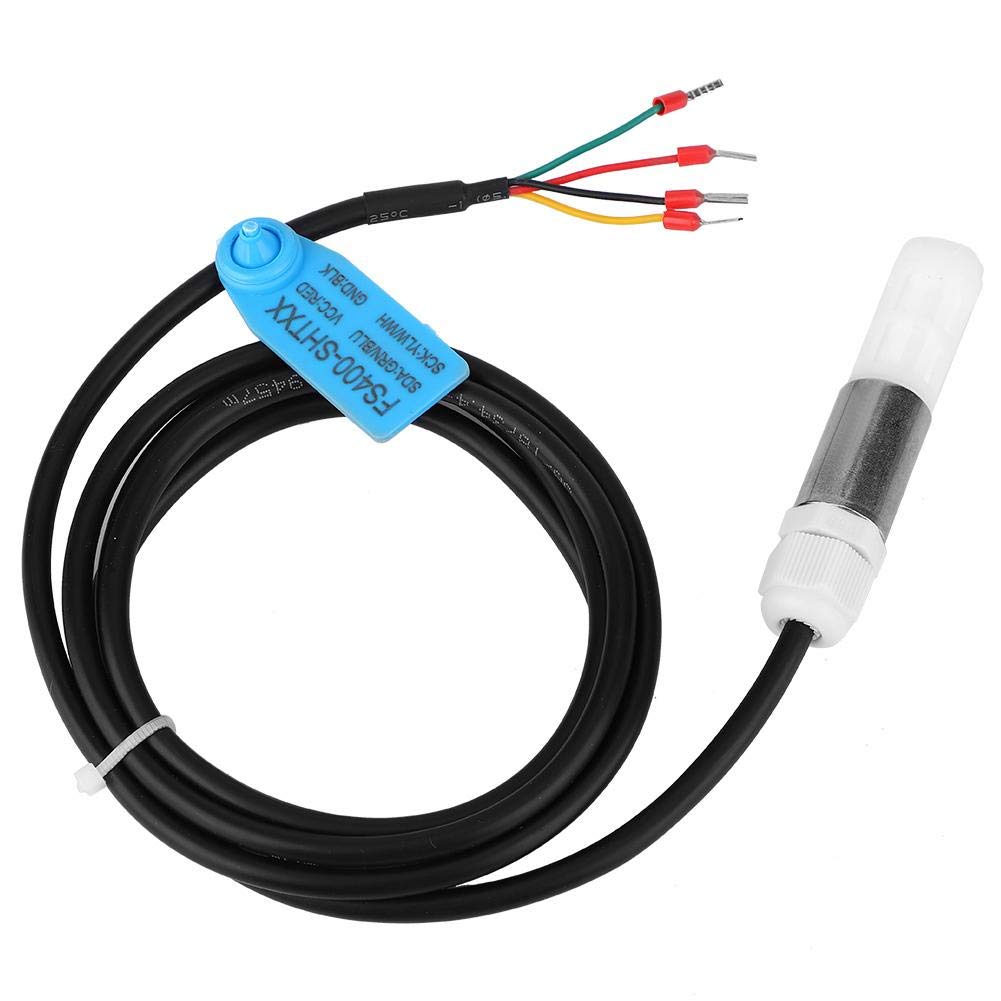 FS400-SHT3X Soil Sensor, Dustproof Temperature Humidity Sensor Stainless Steel Plastic Housing I2C Output, Soil Temperature and Humidity Sensor Probe(SHT30) : Appliances
