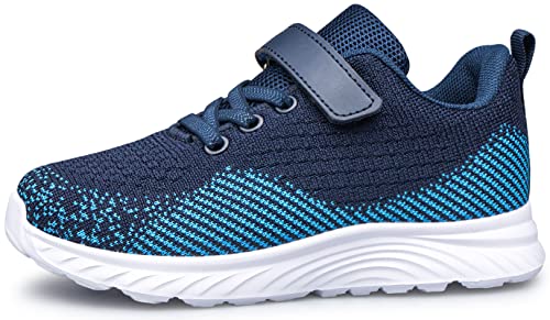 Image of Kids Shoes Toddler Boys Girls Running Sports Strap Sneakers | Children Breathable Casual Tennis Walking Athletic School Non-Slip Lightweight