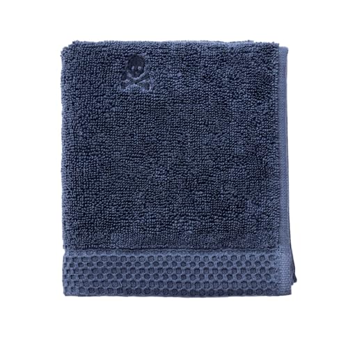 Scalpers Toalla de Invitados Nidus 30x50cm 100% Algodón 550GSM Azul Navy Bordado con Logo Home