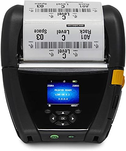 Zebra ZQ630 4" Mobile Printer USB Bluetooth WiFi Direct Thermal (Renewed)