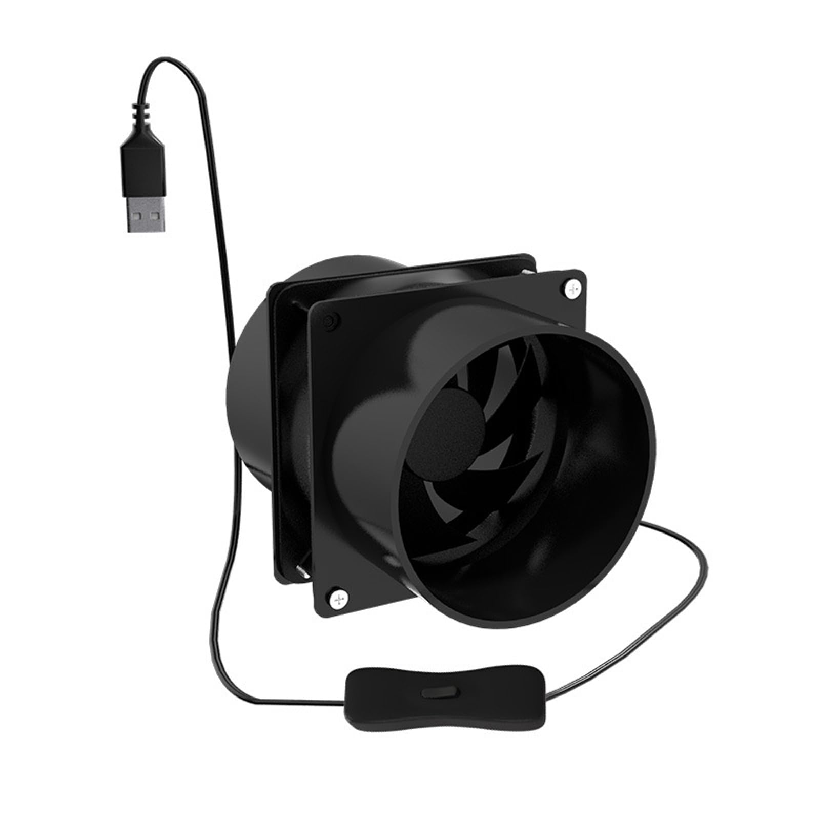 FPOUT USB 1 Speed Solder Smoke Absorber ESD Fume Extractor Fan with 1/3/6M Pipe Tub Ventilation