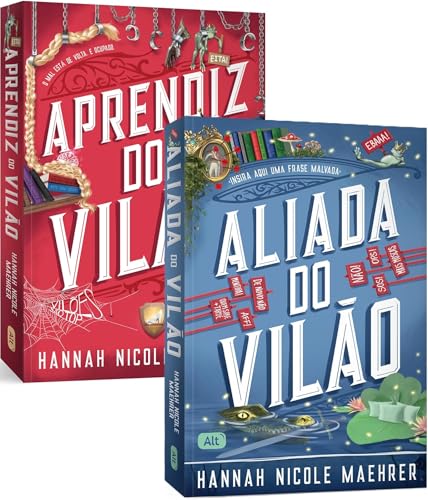Livros de Hannah Nicole Maehrer Kit Aprendiz do Vilão e Aliada do Vilão - 2 Livros - Volume 2 e 3