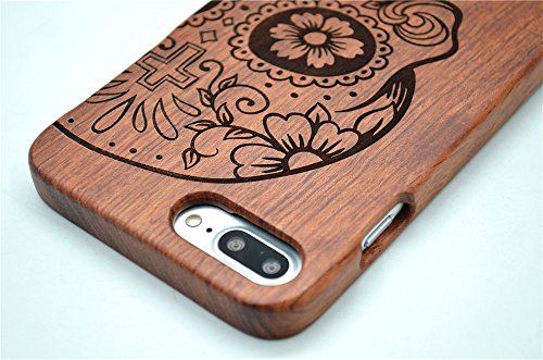Cassa di Legno di iPhone 7 / 8, PhantomSky[Serie