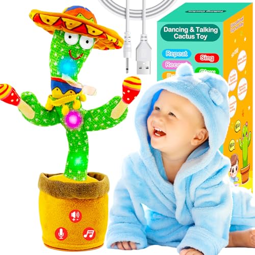 Rechargeable Dancing Talking Cactus Toy