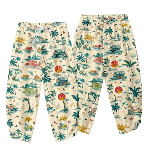 Image of DOSLAVIDA Men's Japanese Kimono Jacket Set Stylish Open Front Coat With Shorts Chinese Style Printed Cardigan Suit