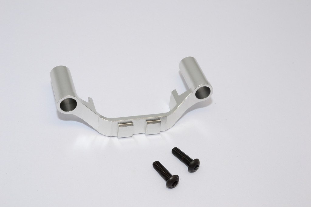 GPM RACING For Traxxas E-Revo Brushless/E-Revo VXL 2.0 / Revo/Revo 3.3 Upgrade Parts Aluminium Front Gear Box Protector Mount With Screws - 1Pc Set Silver